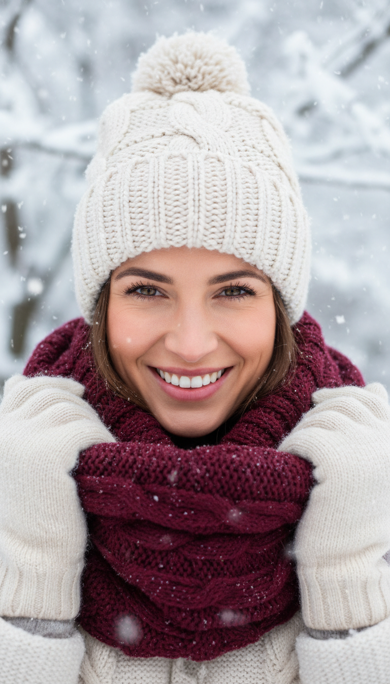 The Chic Beanie, Scarf & Gloves Combo