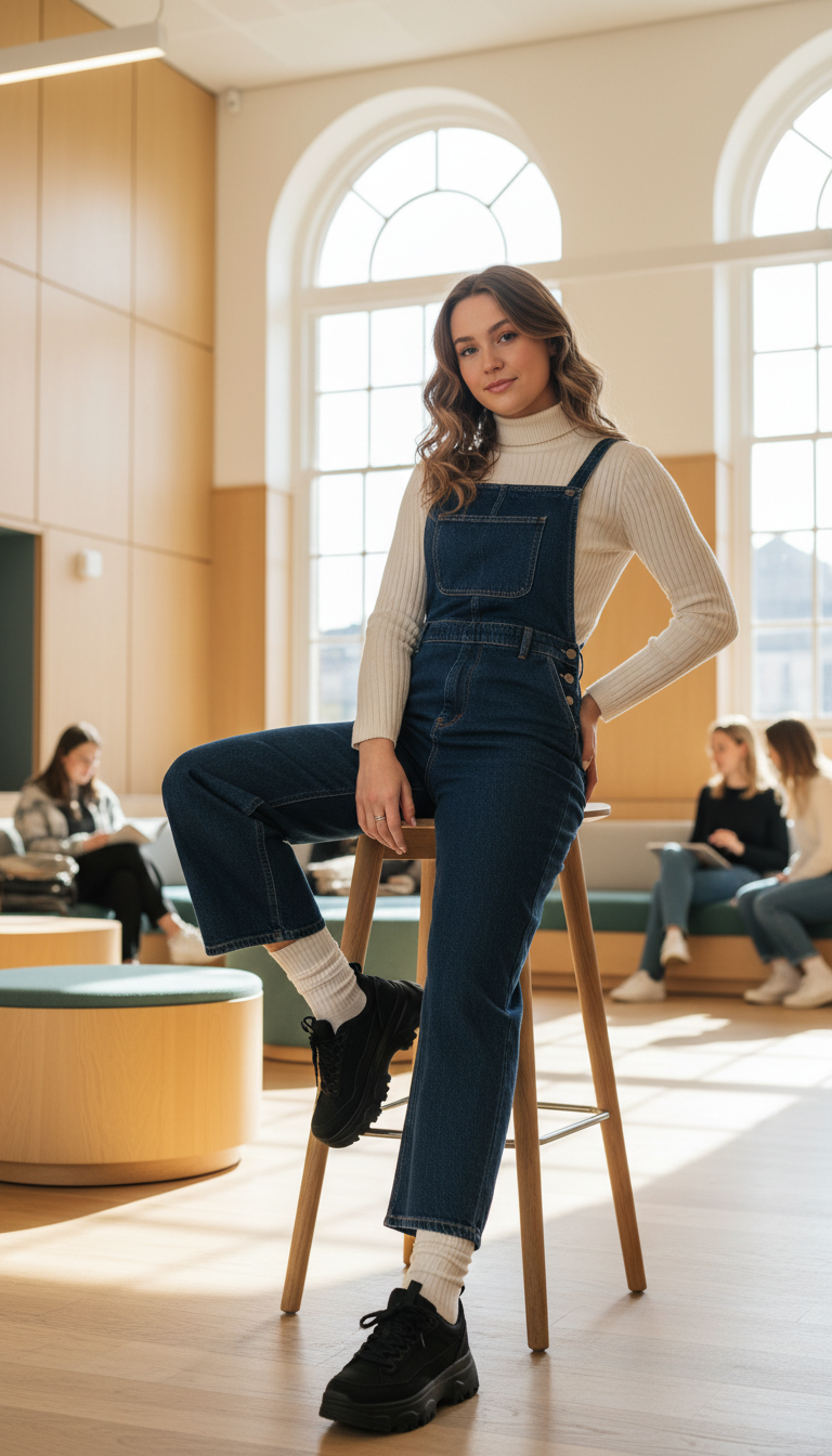 Jumpsuit with Long-Sleeve Base