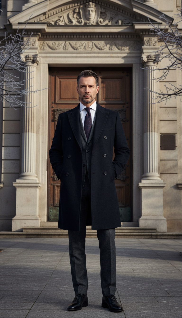 Dapper Double-Breasted Look