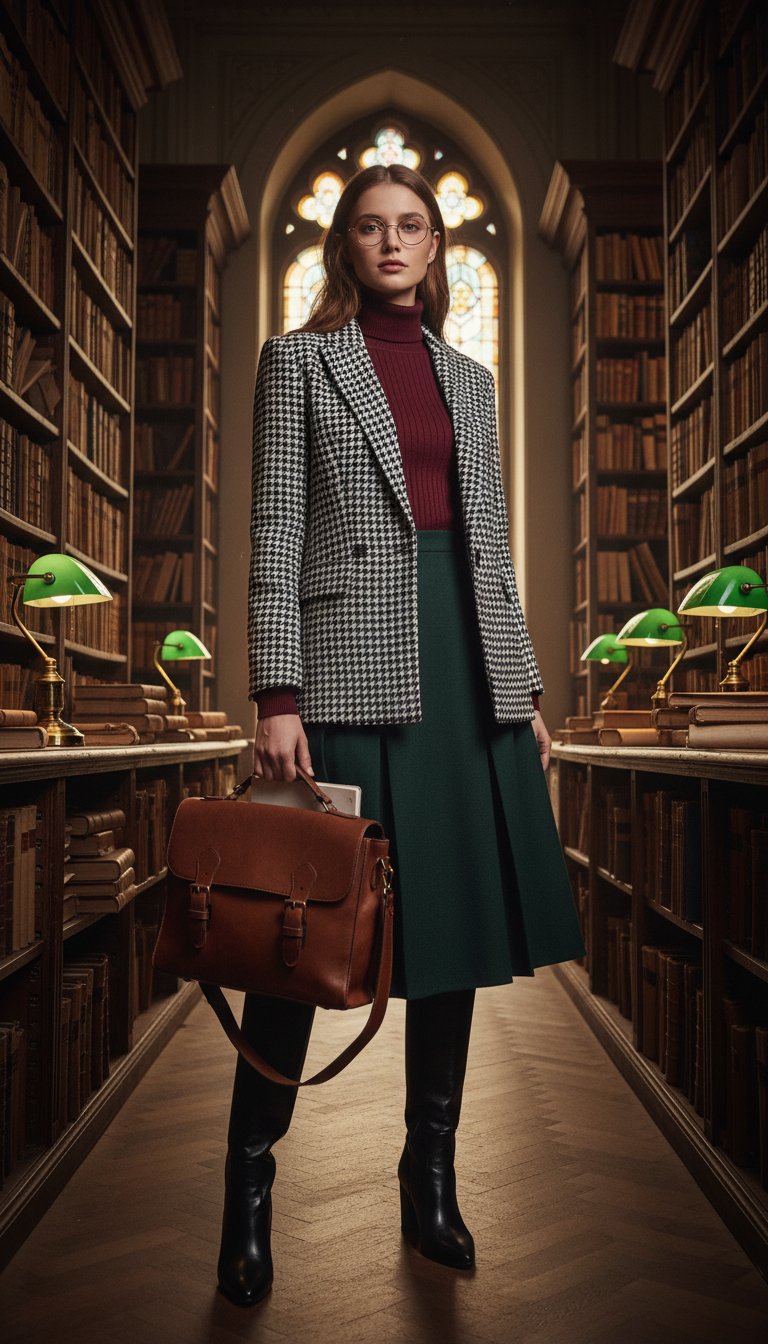 Dark Academia Inspired Ensemble