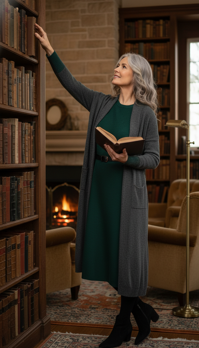 Longline Cardigan & Dress