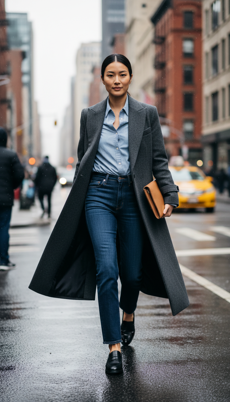 Effortless Denim-on-Denim