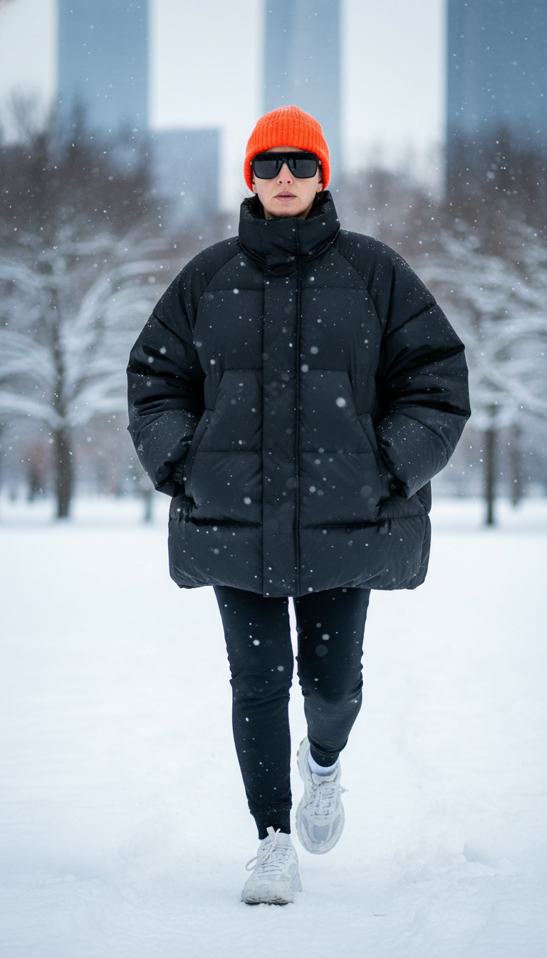 Puffer Jacket Power with Leggings