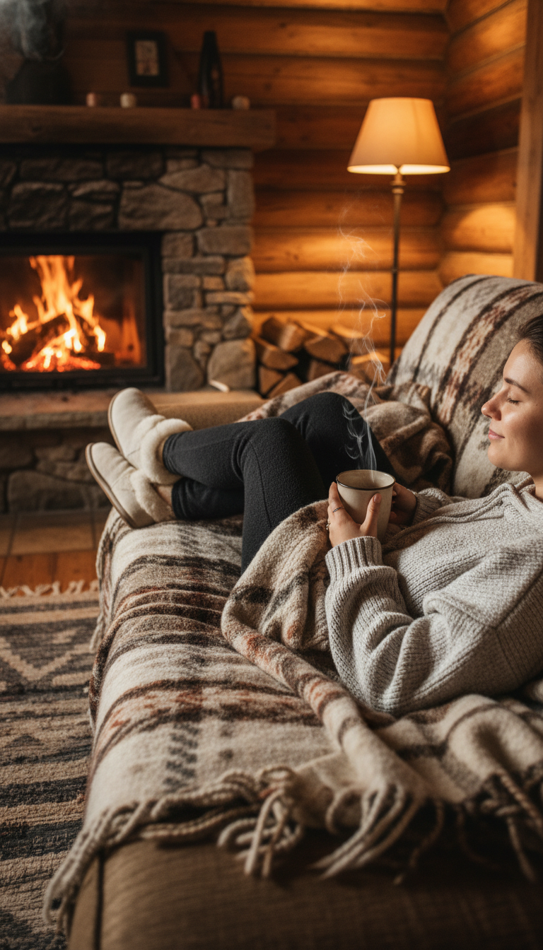 Fleece-Lined Leggings & Oversized Hoodie