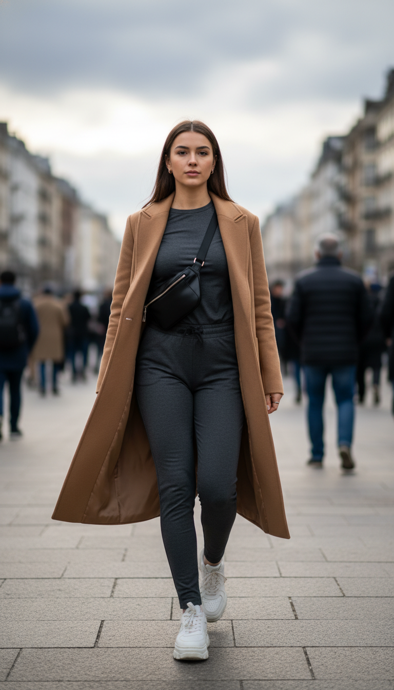 The Longline Coat & Athleisure