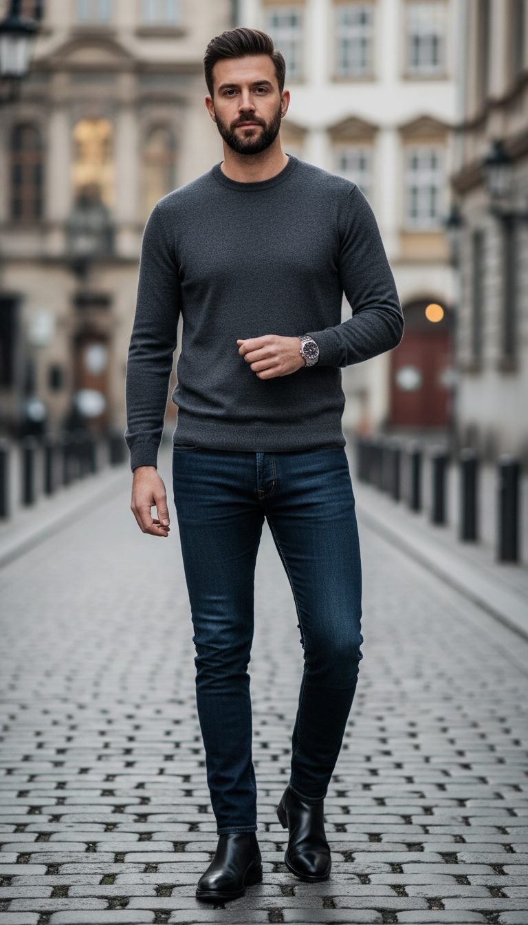 Mastering Winter Comfort: 17 Chic Casual Outfit Ideas for Men