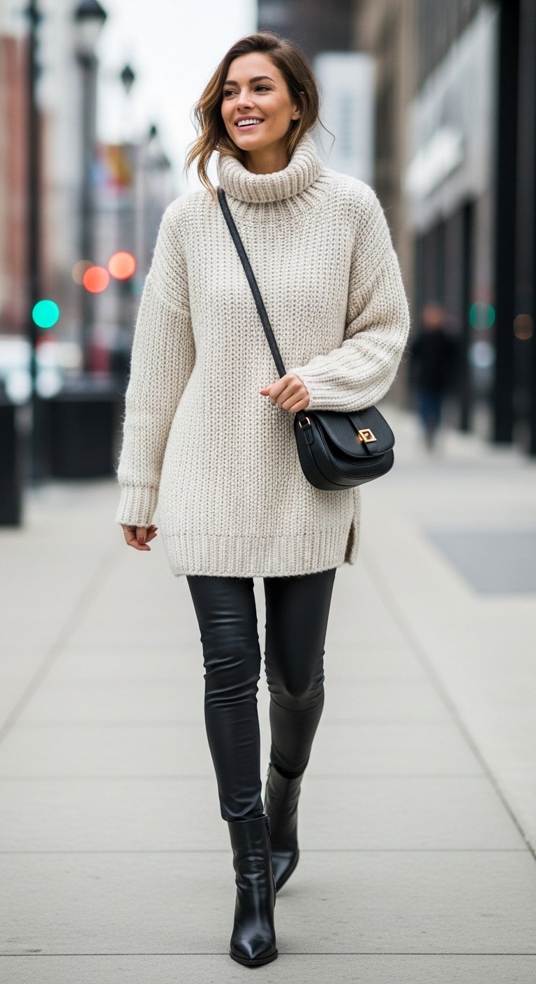 14 Casual Winter Outfit Ideas Featuring Leggings