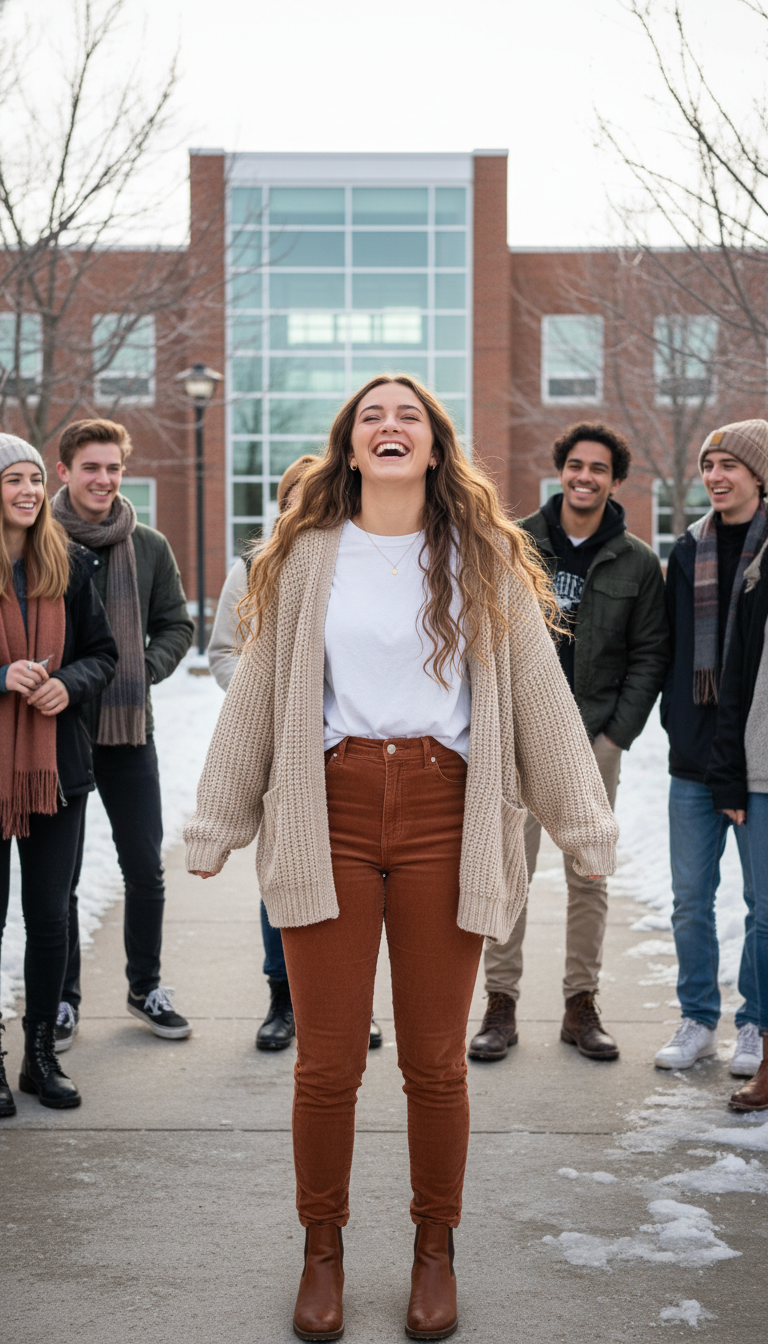 Cardigan & Corduroy Combo