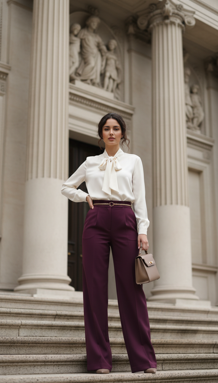 High-Waisted Glamour Trousers