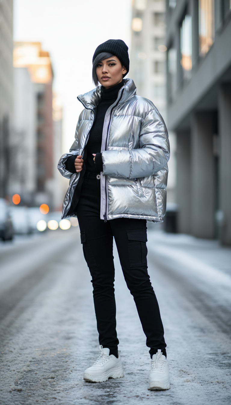 14 Streetwear Women Outfit Ideas for Winter