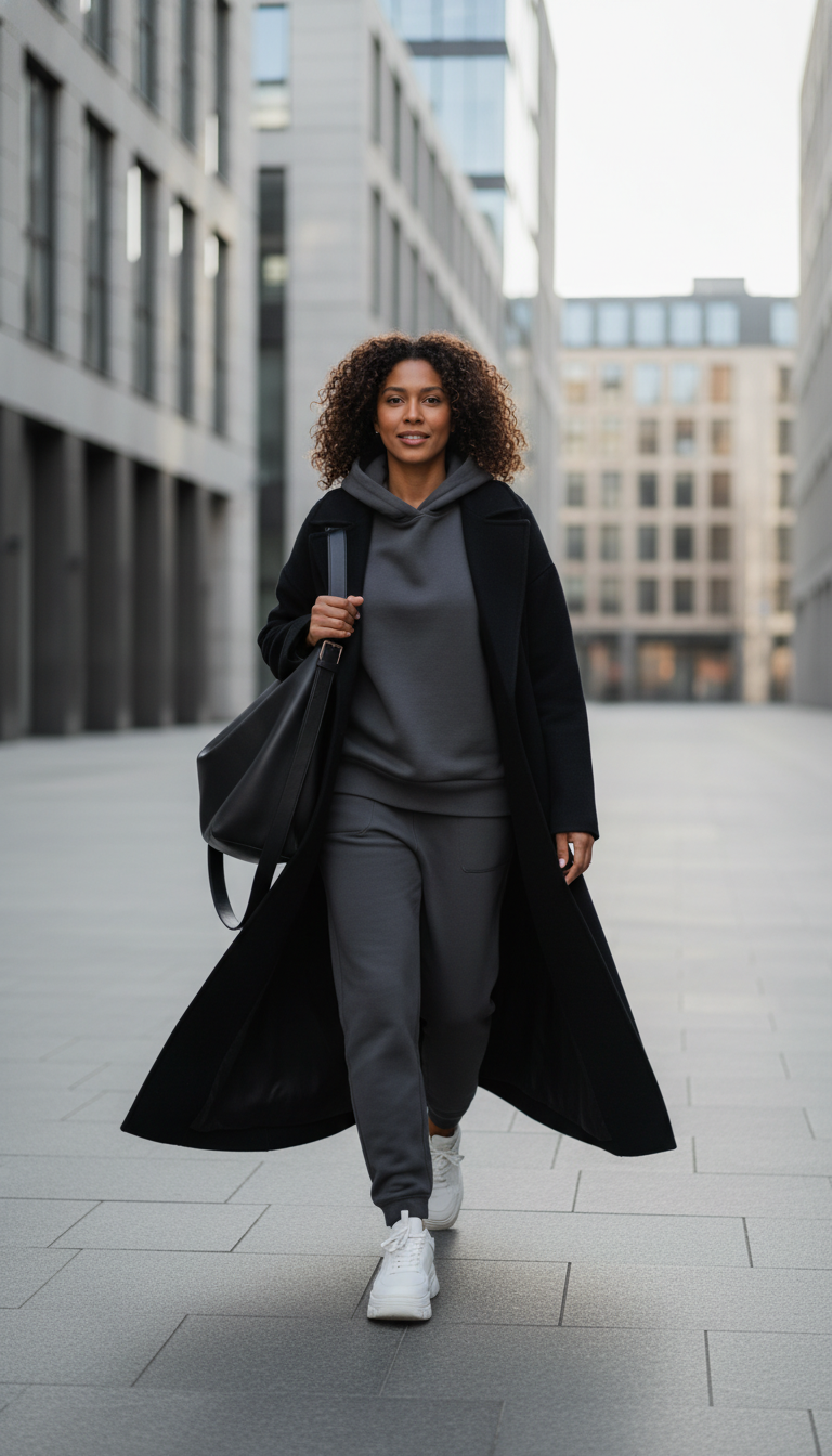 Matching Tracksuit & Long Coat