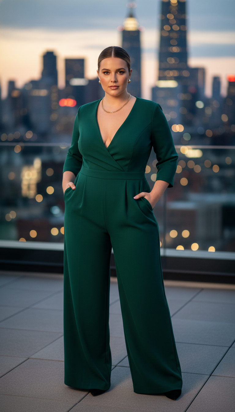 Elegant Wide-Leg Jumpsuit