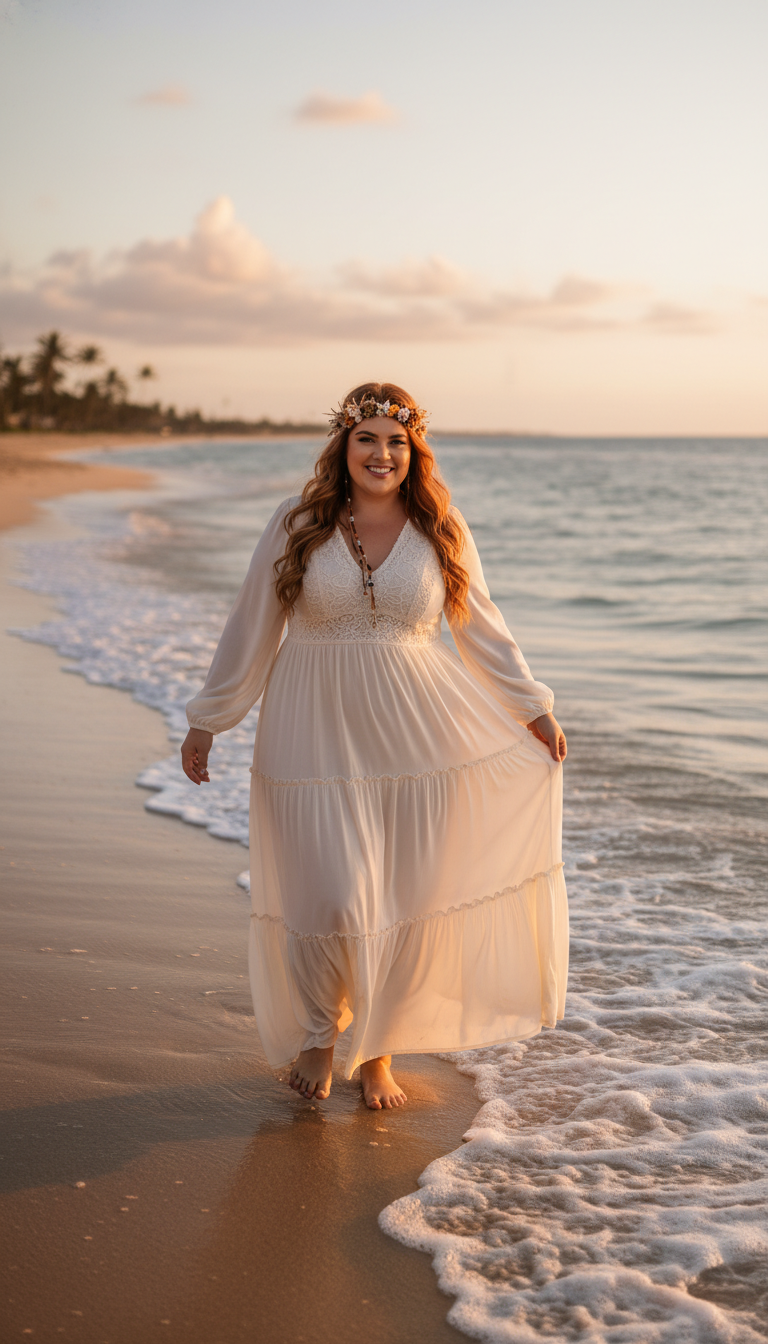 Boho Chic Flowy Dress