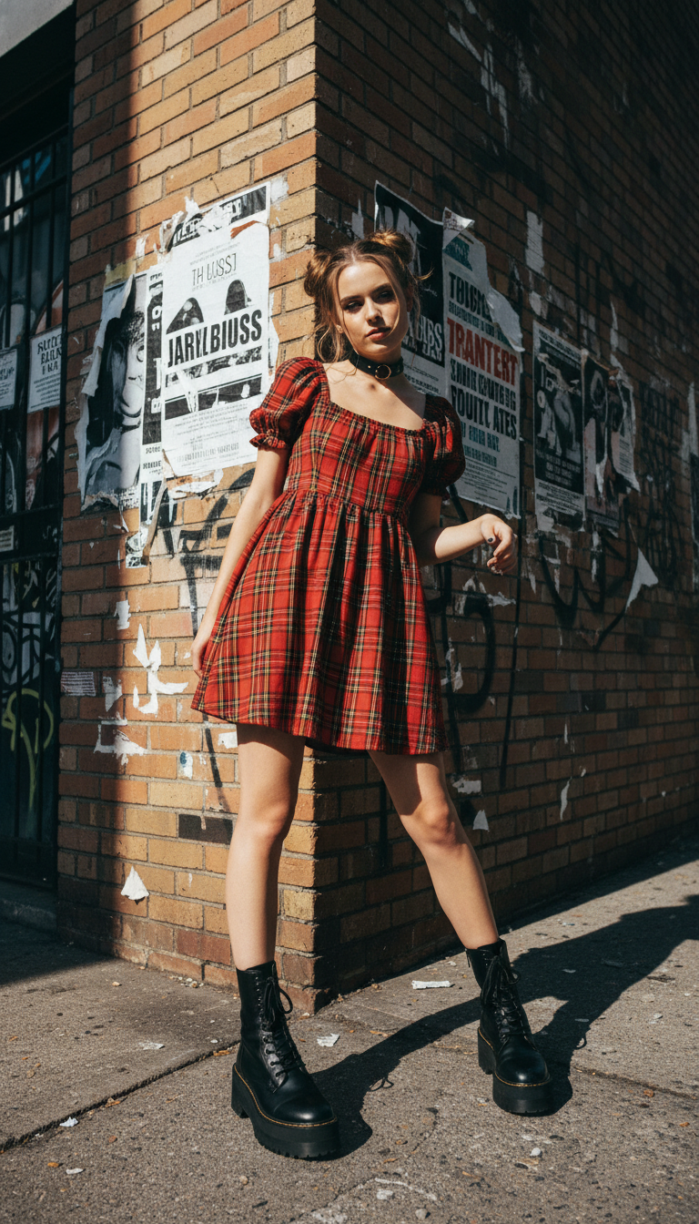 Babydoll Dress & Platform Power