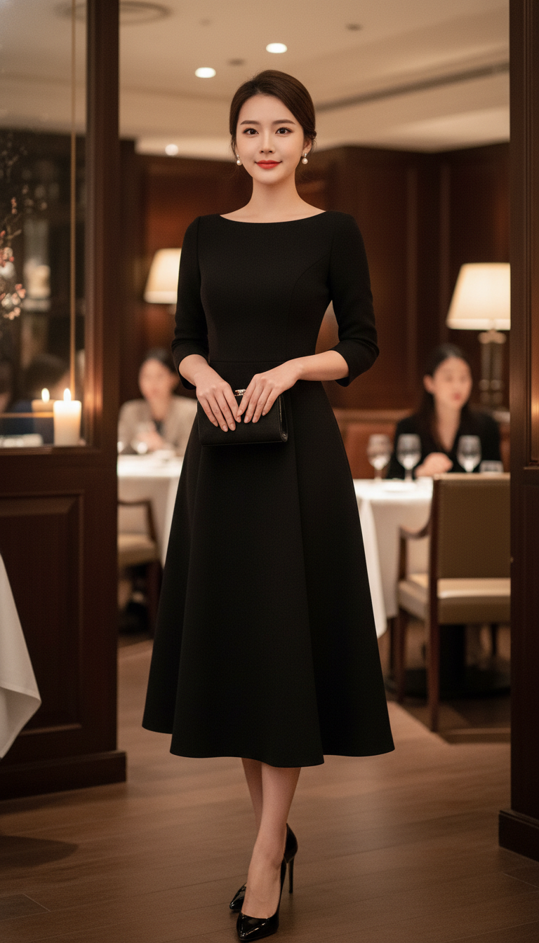 Timeless Little Black Dress (with a Twist)