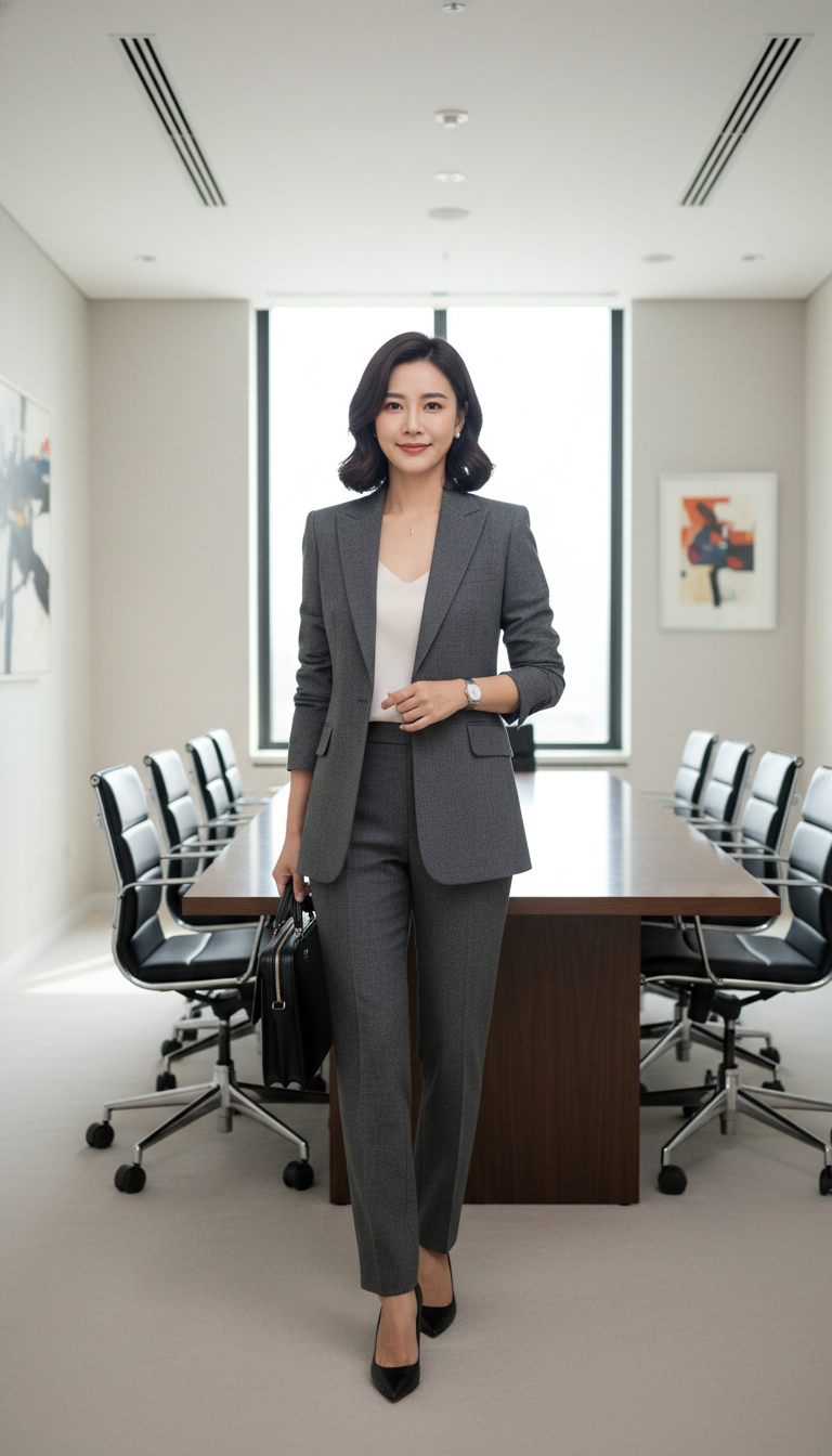 Minimalist Trouser Suit