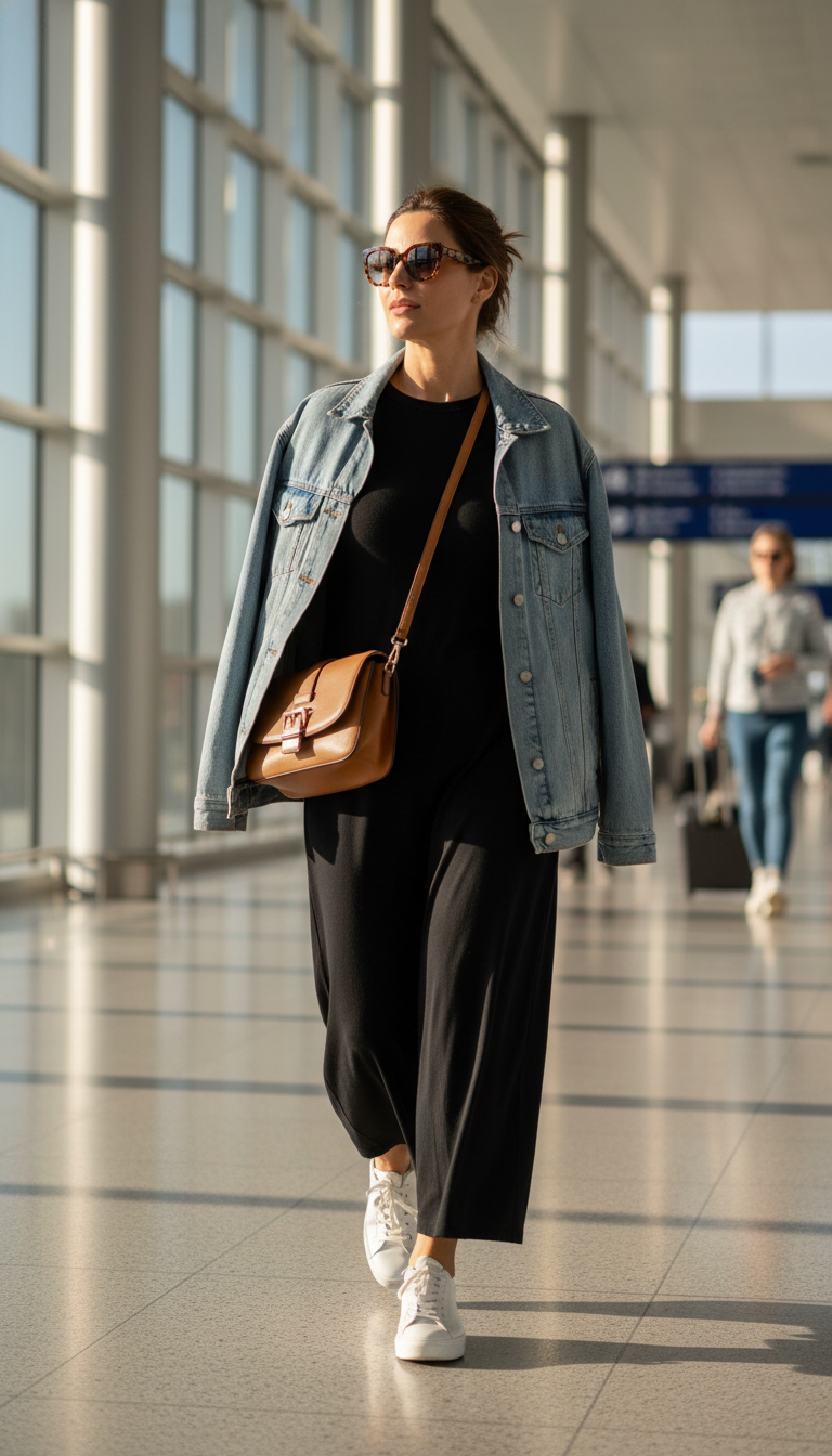 Effortless Maxi Dress & Denim