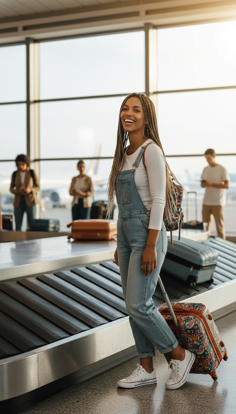 Overalls & Long-Sleeve Tee