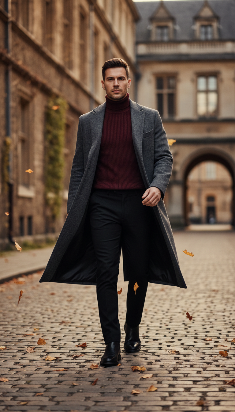 Wool Overcoat Sophistication