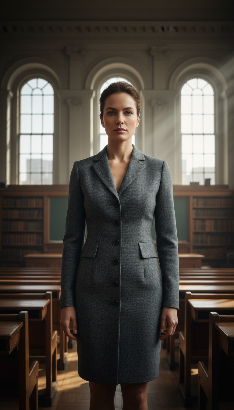 Herringbone Suit Dress