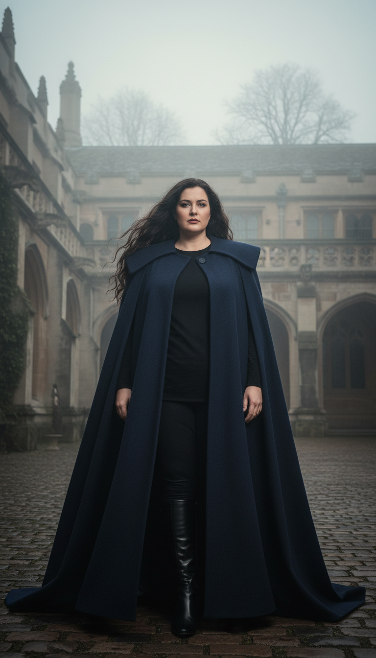 Dramatic Cape & Sturdy Boots