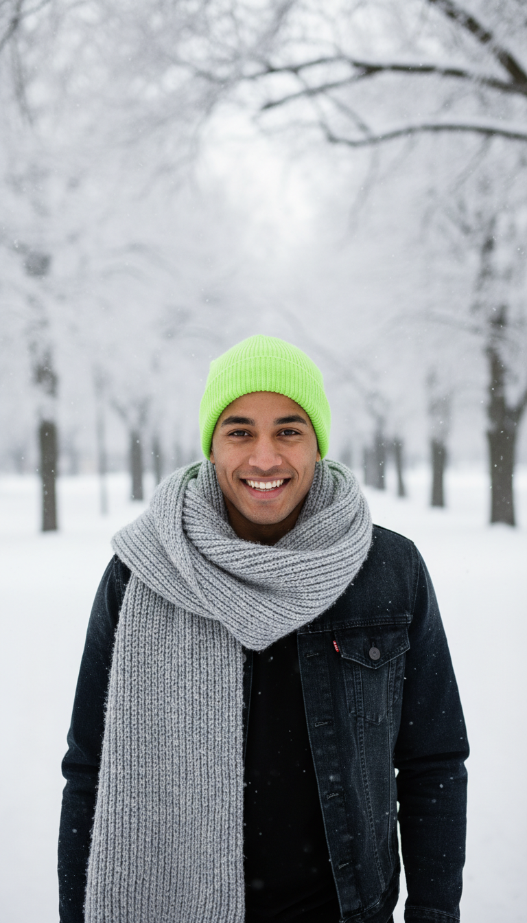 Bold Beanie & Scarf Focus