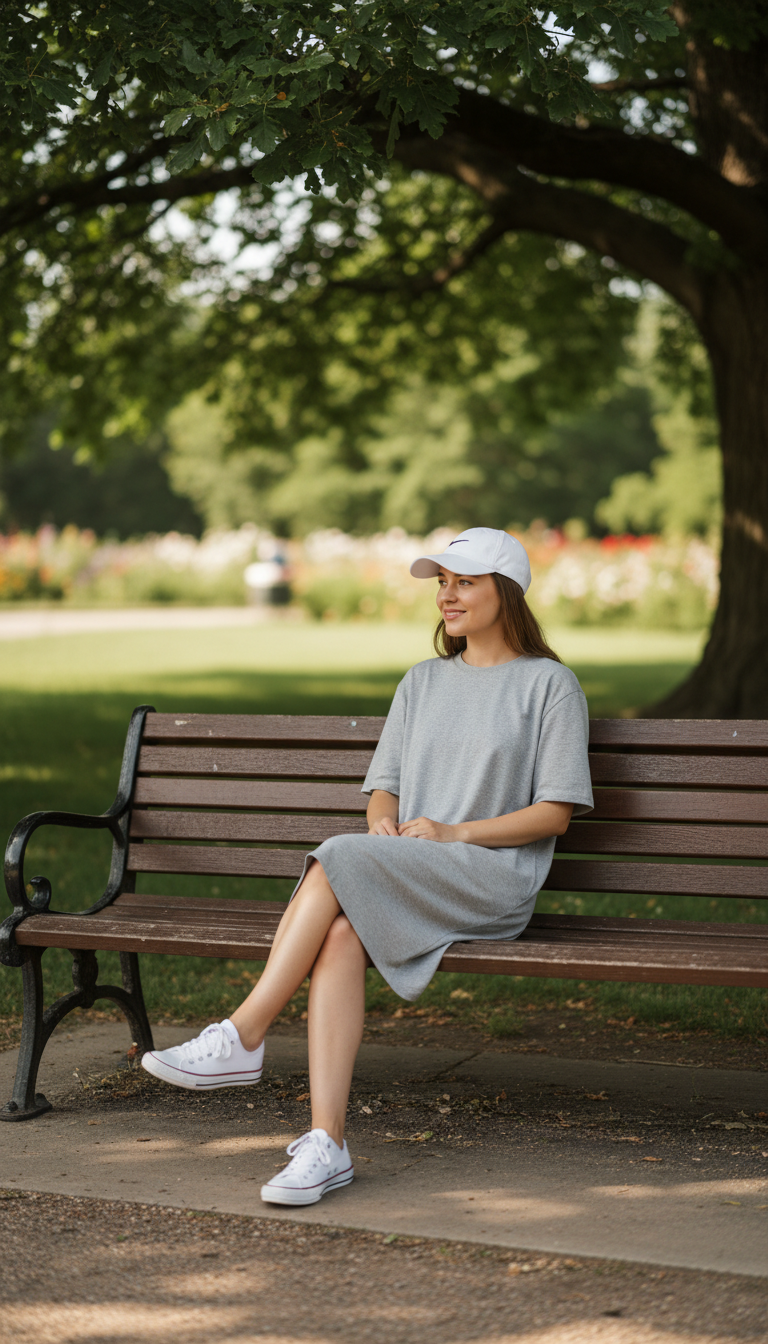 Sporty Sundress & Cap