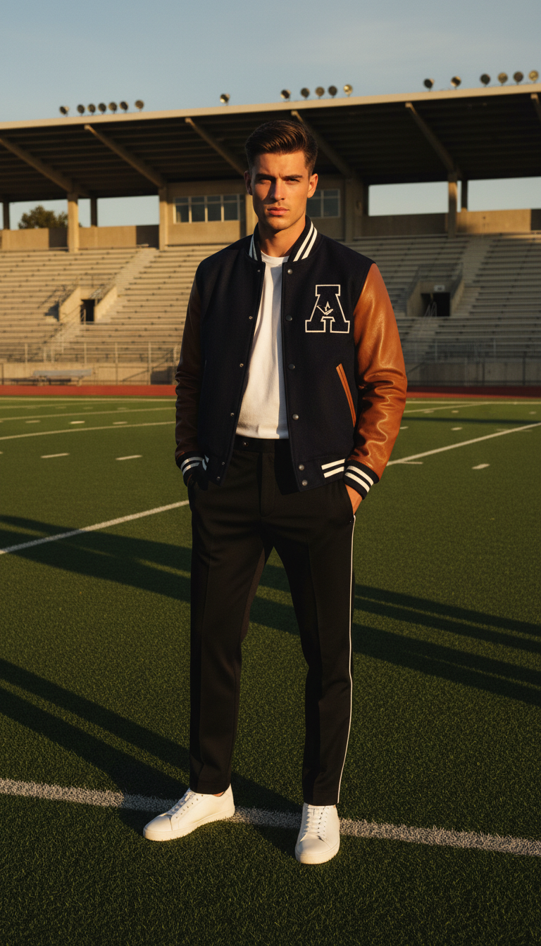 Varsity Sporty Luxe