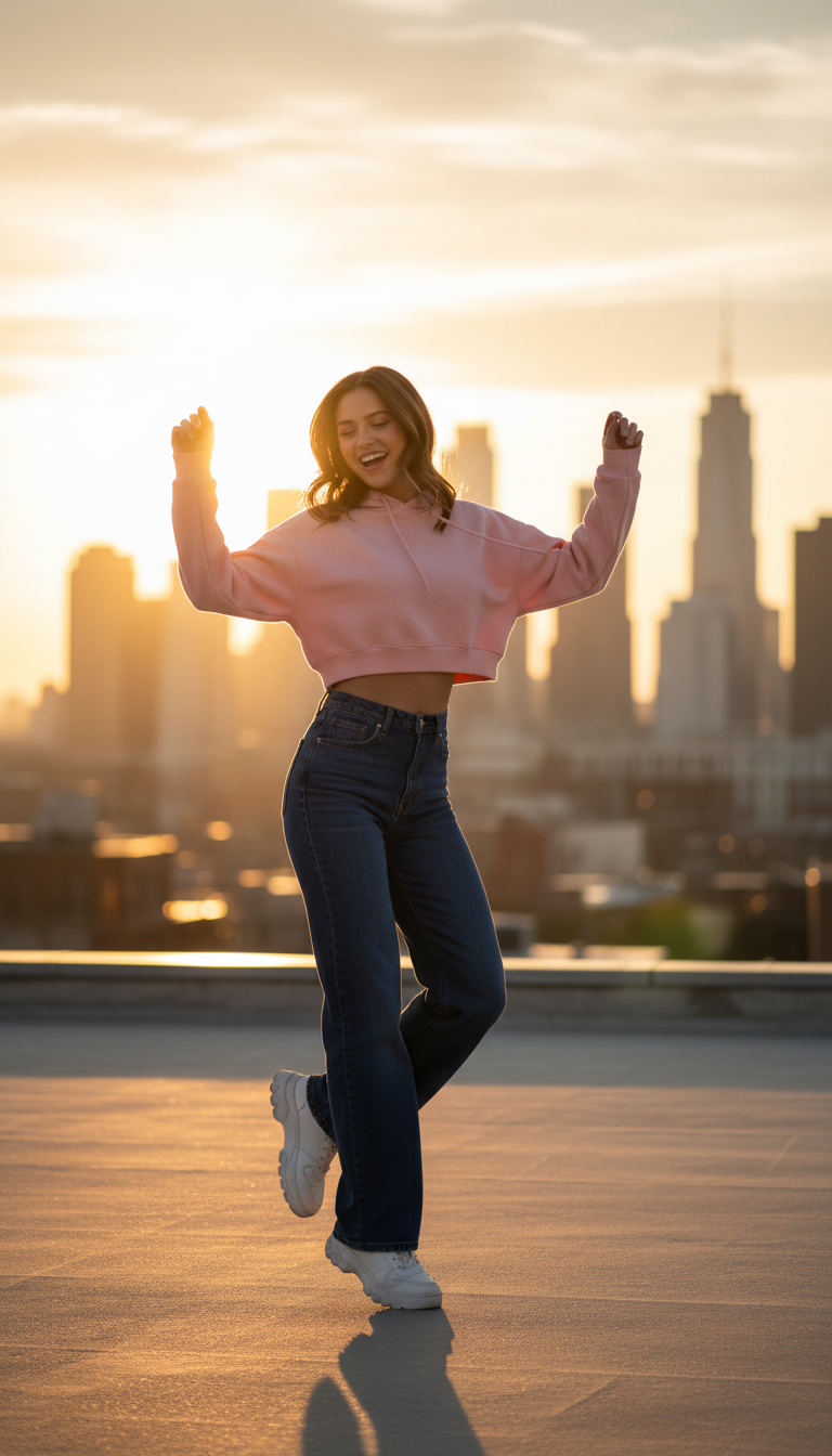 Cropped & High-Waisted