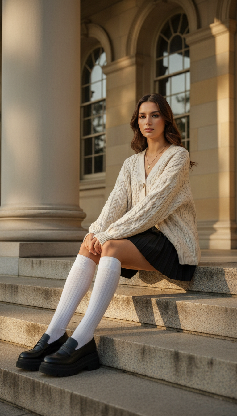 Preppy Streetwear Hybrid