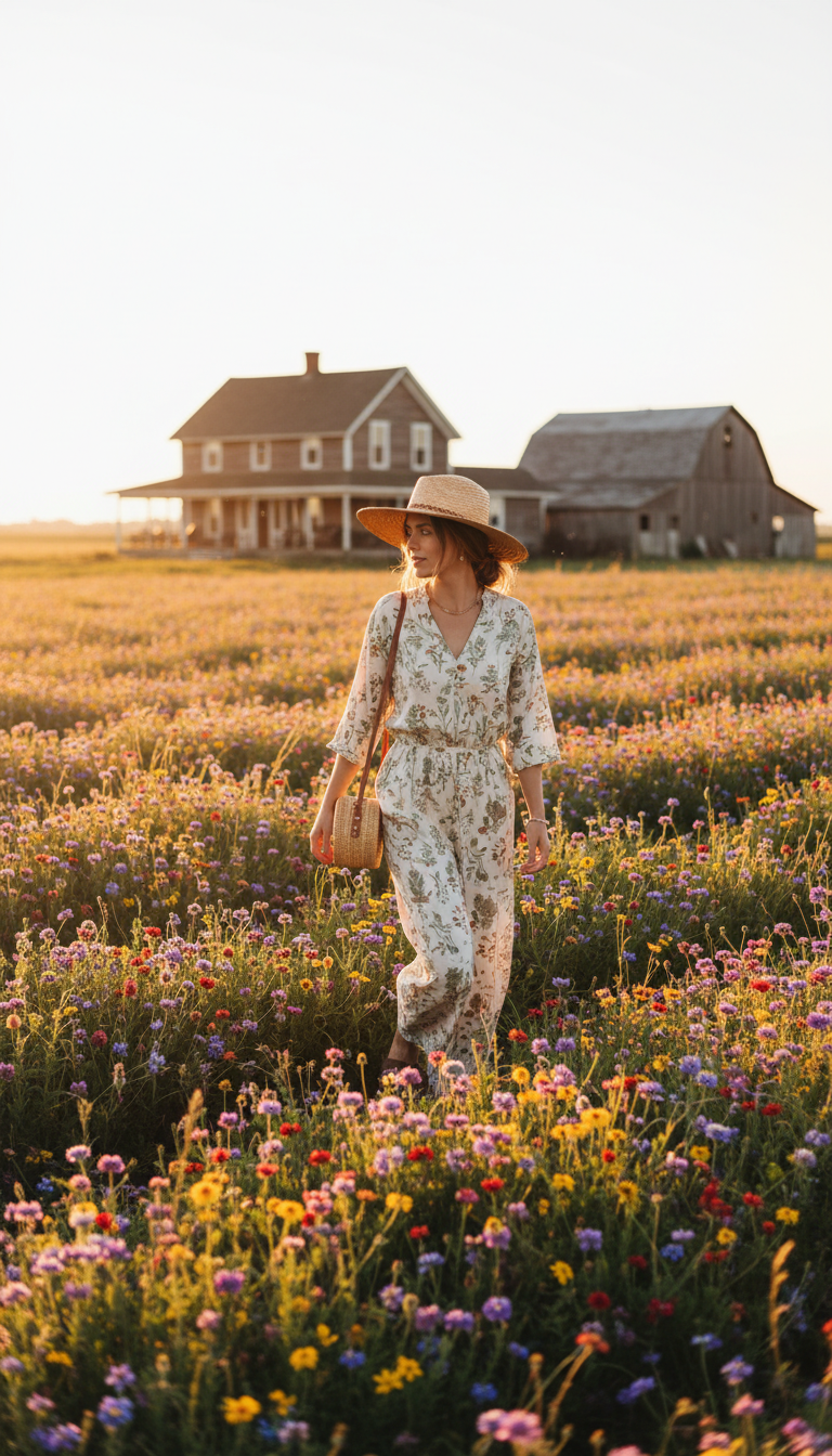 Wide-Leg Jumpsuit Whimsy