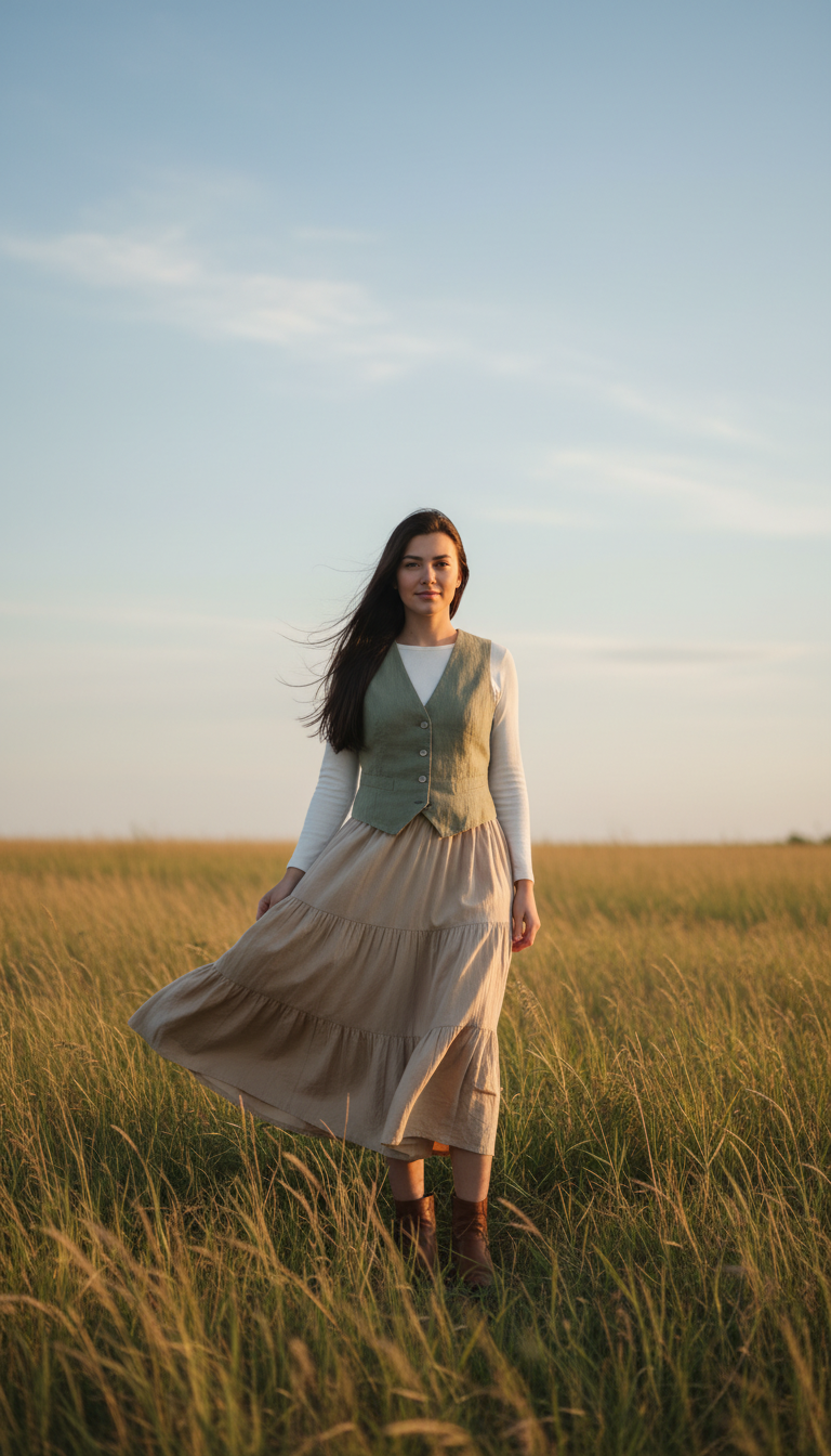 Prairie Skirt & Vest Duo