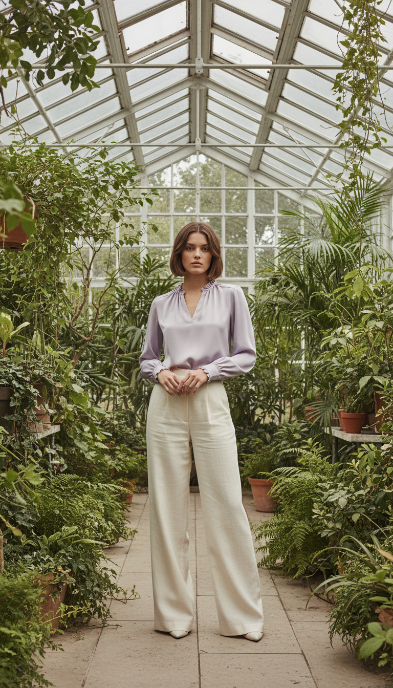 Pastel Dream Blouse & Trousers