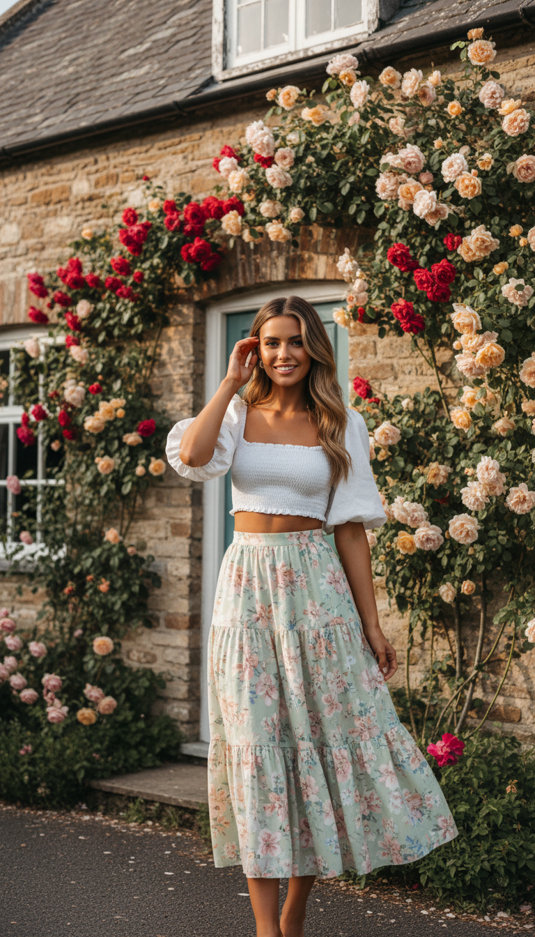 Modern Milkmaid Look