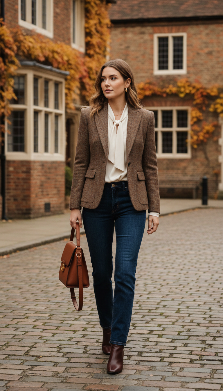 Tweed Jacket & Denim