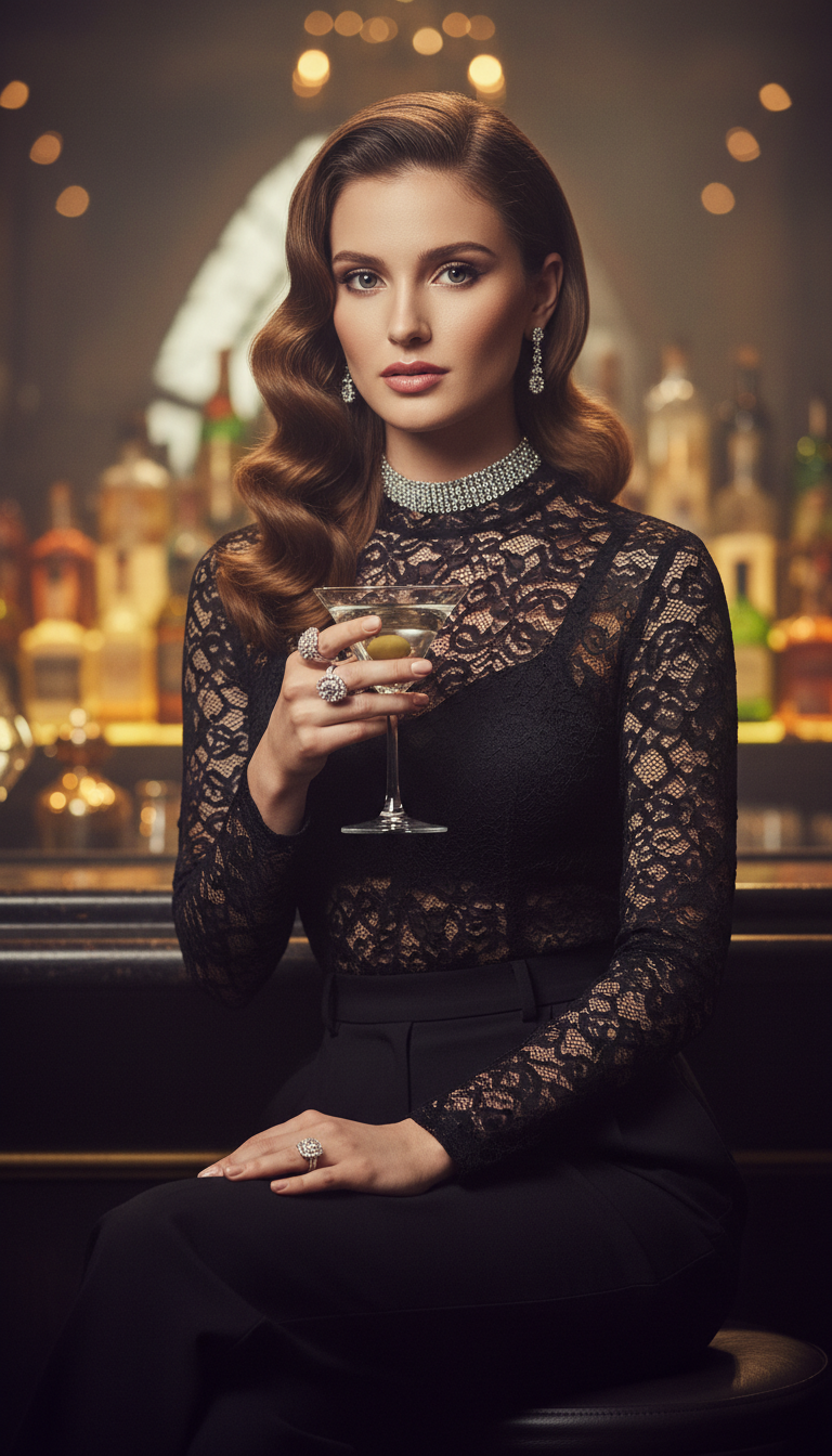 Black Lace & Diamond Dazzle