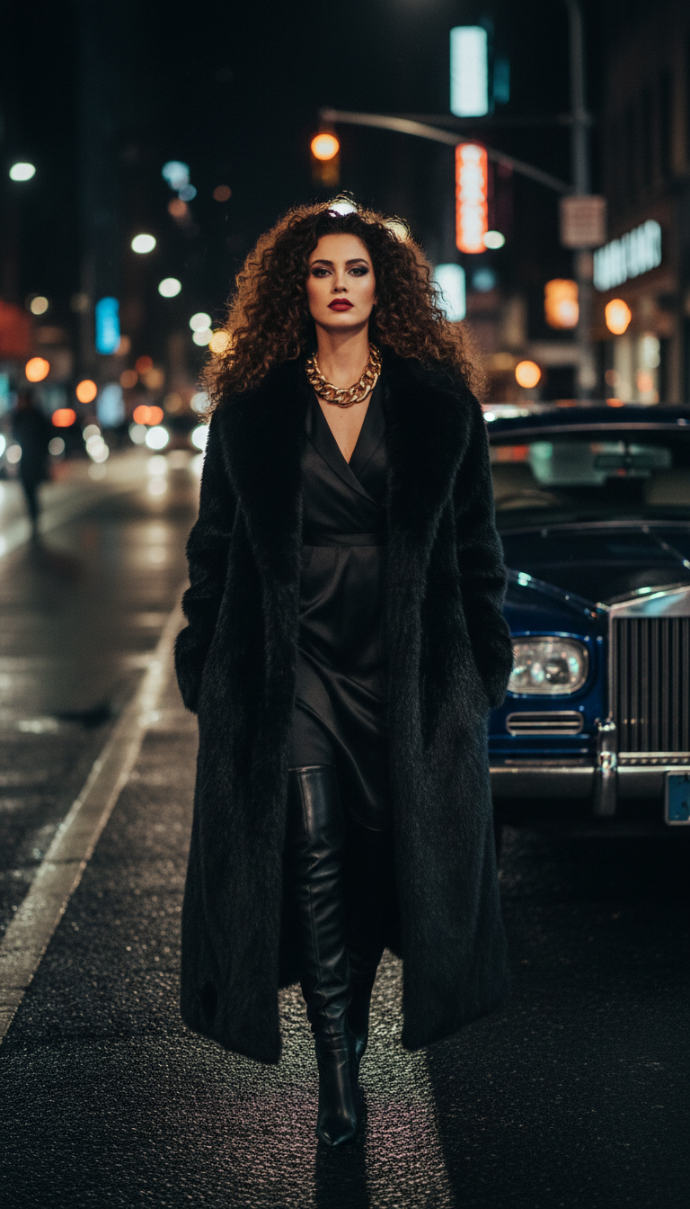 12 Mob Wife Aesthetic Winter Ideas