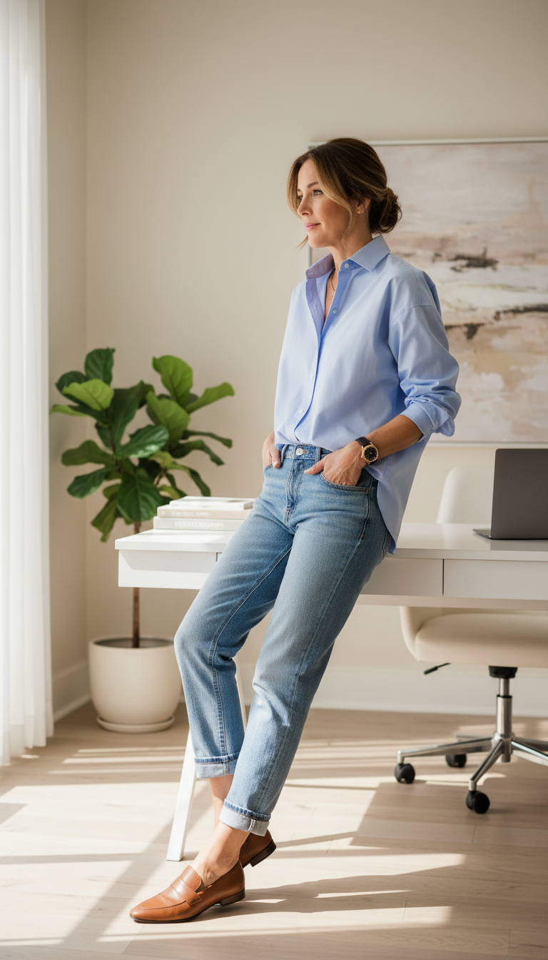 Refined Button-Down & Dressed-Up Boyfriend