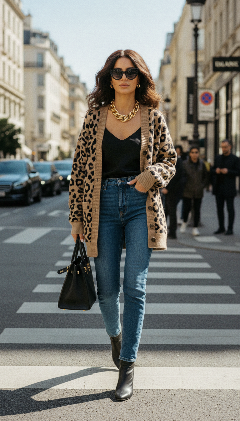 10 Mob Wife Aesthetic Casual Outfit Ideas