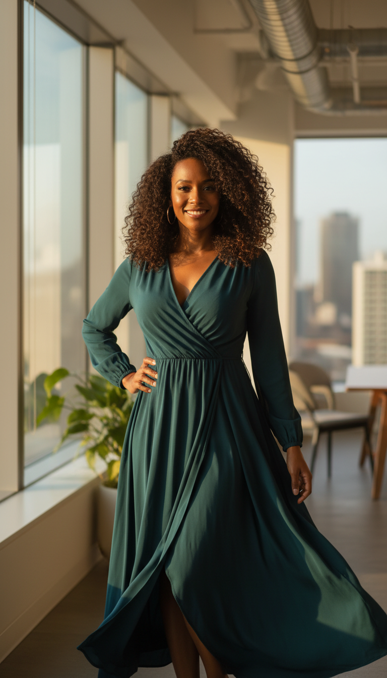 The Elegant Wrap Dress