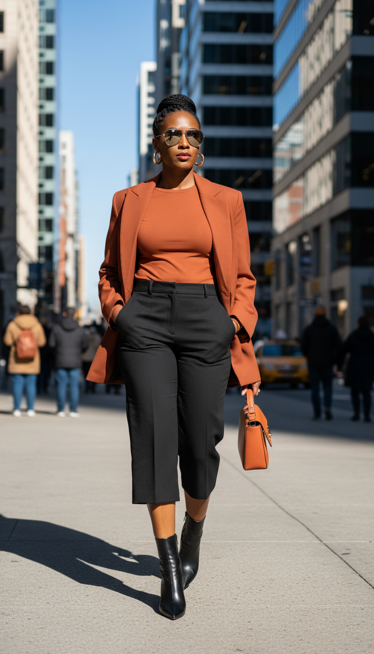 Chic Culottes & Fitted Top
