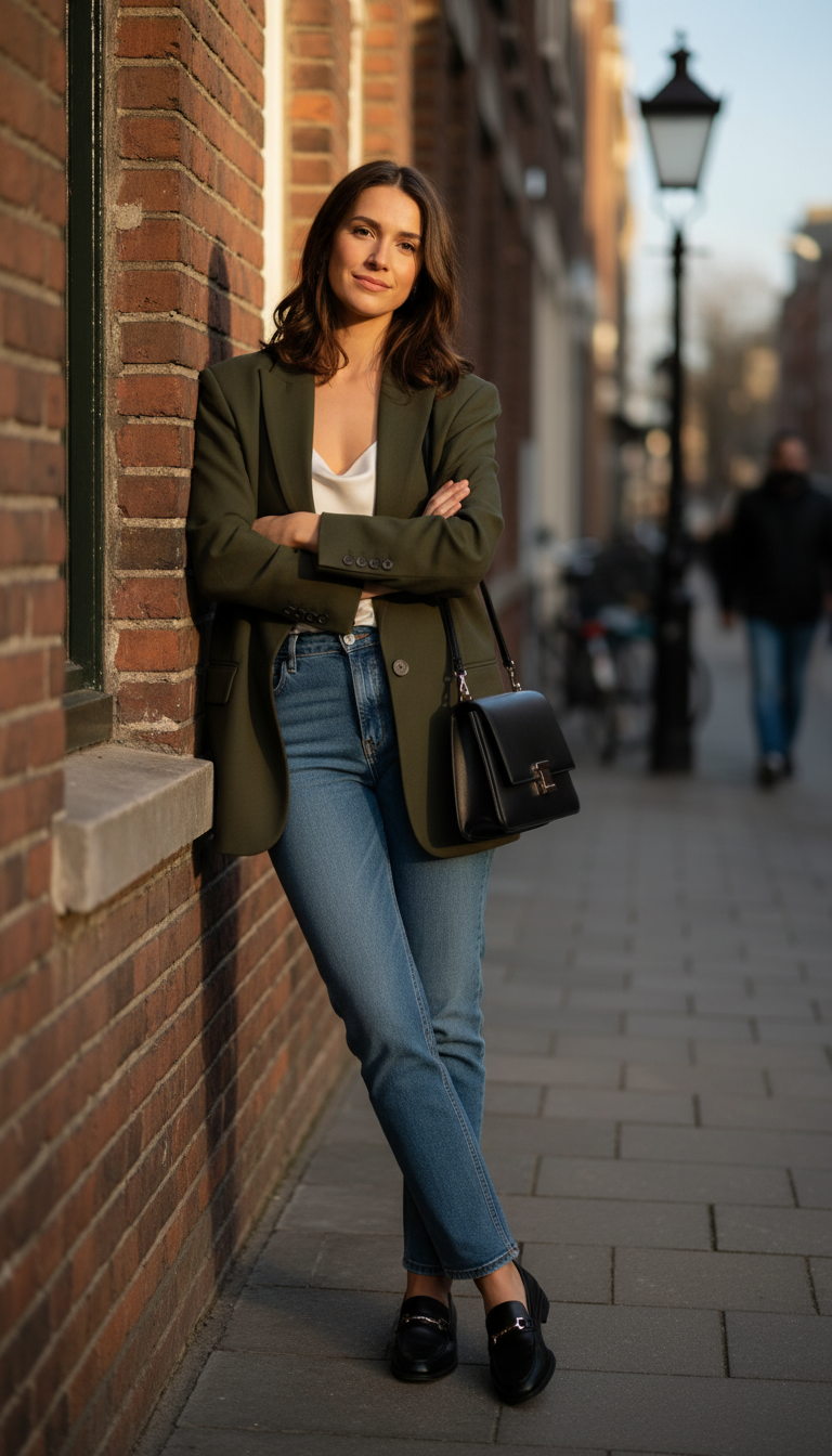 Smart Casual Edge: Blazer & Jeans