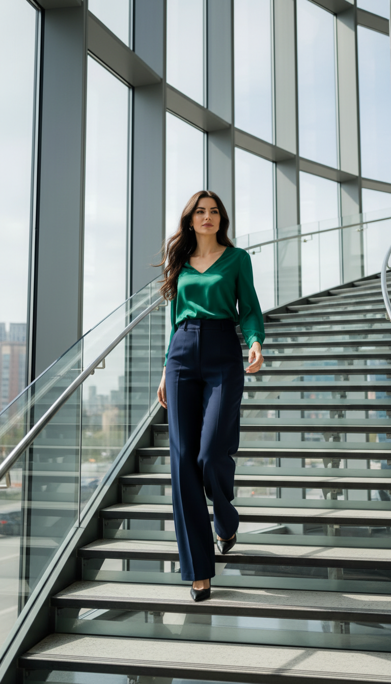 The Wide-Leg Trouser & Blouse