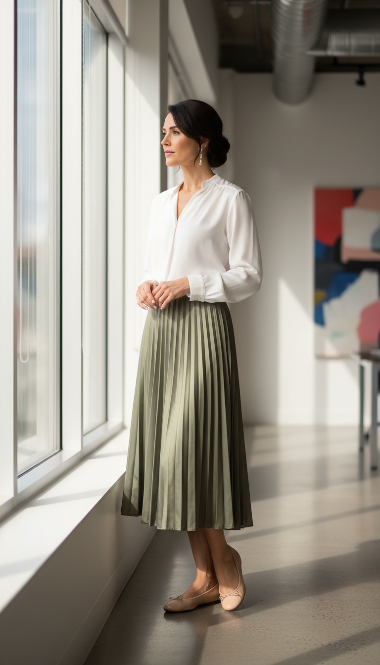 Polished Petite Pleats