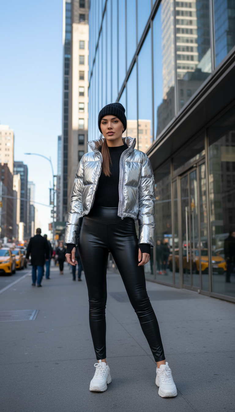 Puffer & Athleisure Chic