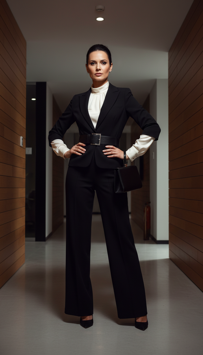 Structured Jumpsuit with Layers