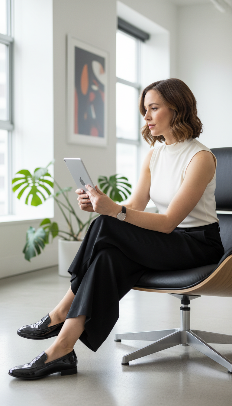 Chic Culottes & Sleeveless Top