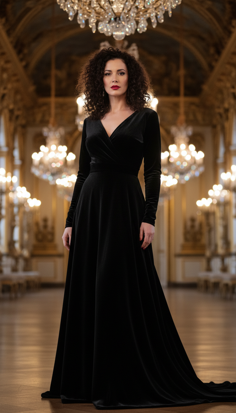 13 Mob Wife Aesthetic Black Dress Ideas