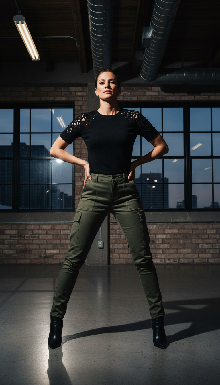 Utility Pants & Structured Top