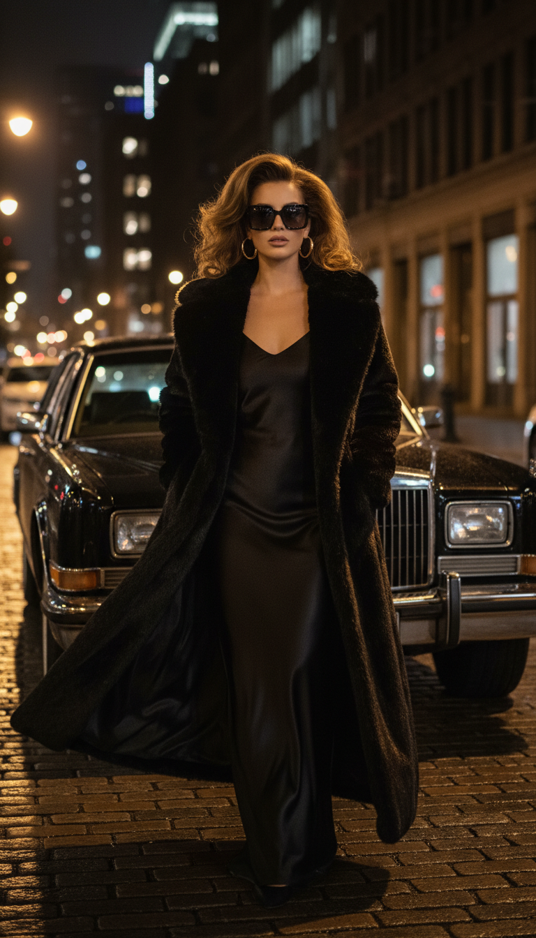 11 Mob Wife Aesthetic Outfit Black Ideas